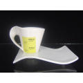 Porcelain Irregular Shaped Coffee Cup